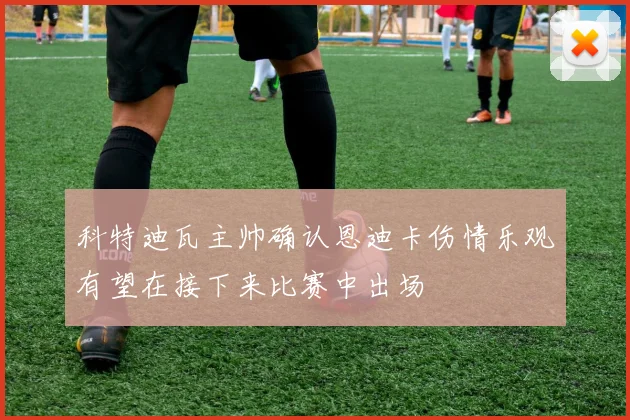 科特迪瓦主帅确认恩迪卡伤情乐观有望在接下来比赛中出场
